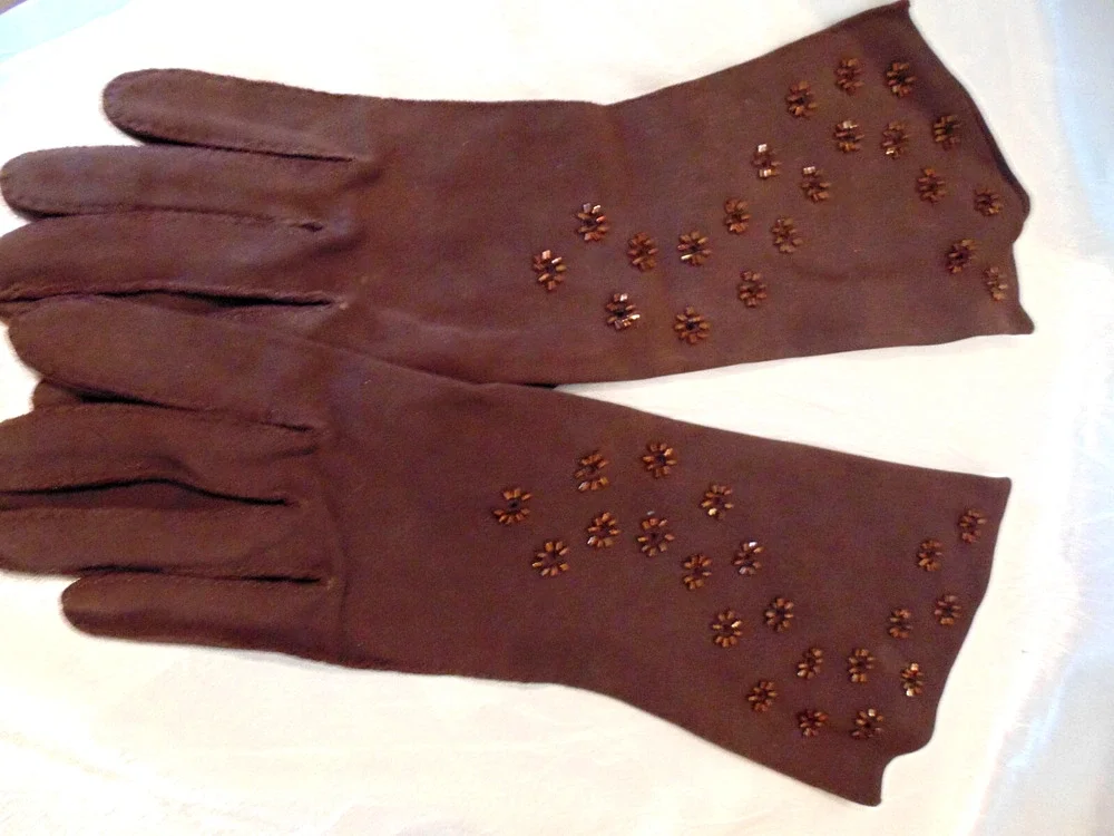 Vtg Art Deco Brown 13